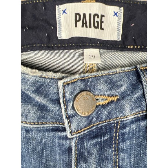 Paige Hoxton Ankle High Rise Skinny Jeans Size 29 - Picture 5 of 6
